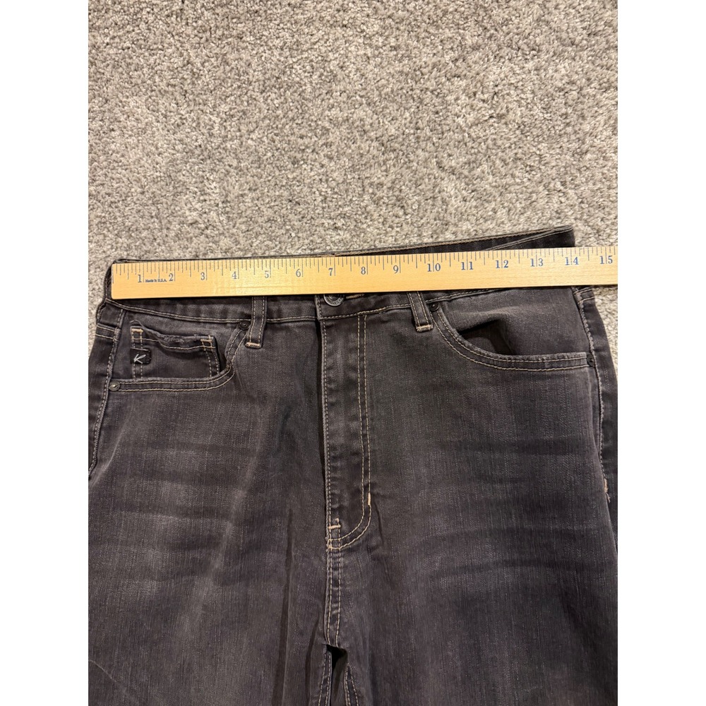 KanCan Maurices Exclusive Jeans Womens 28 Black Joggers Dark Wash Denim‎ * - Picture 5 of 12